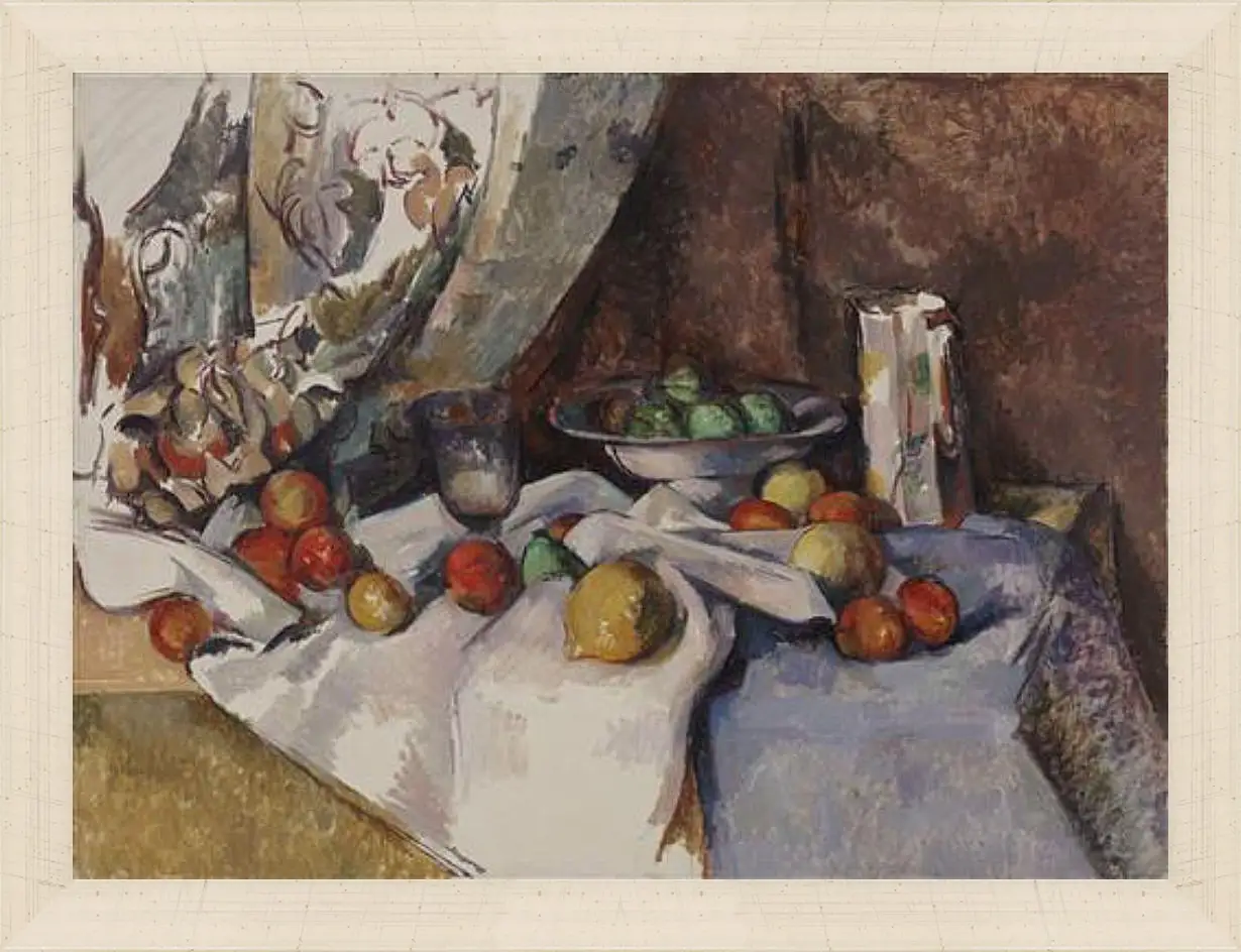 Картина в раме - Still Life with Apples. Поль Сезанн