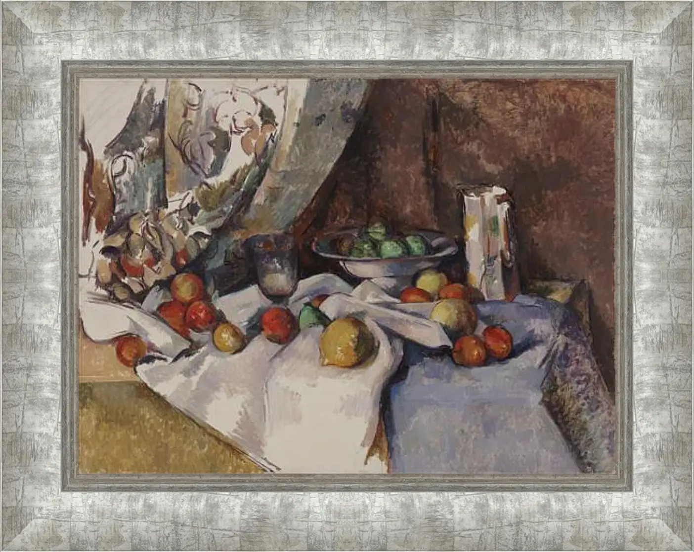 Картина в раме - Still Life with Apples. Поль Сезанн