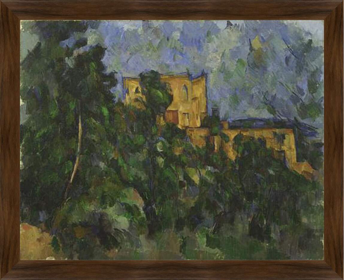 Картина в раме - Chateau Noir. Поль Сезанн
