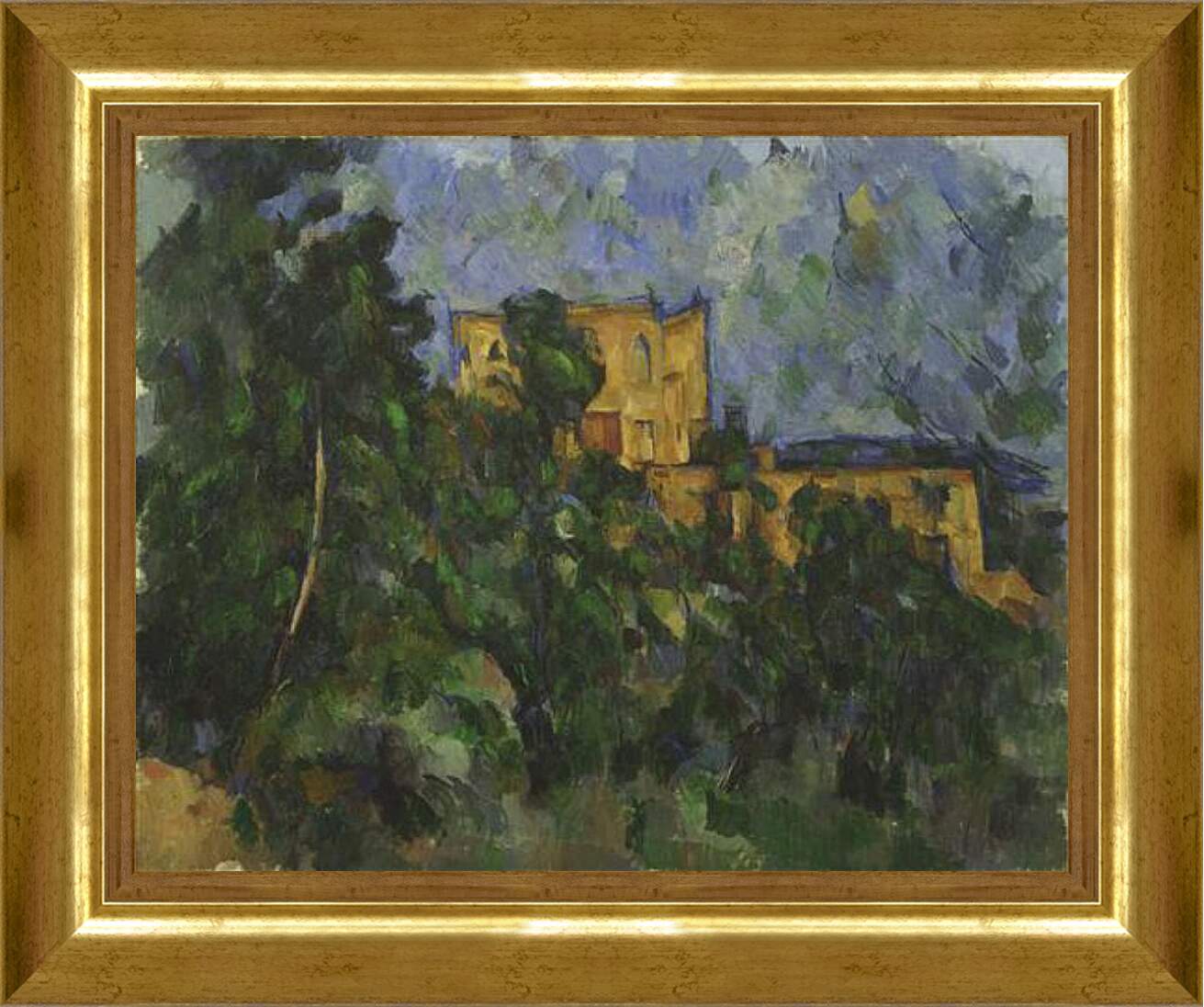 Картина в раме - Chateau Noir. Поль Сезанн