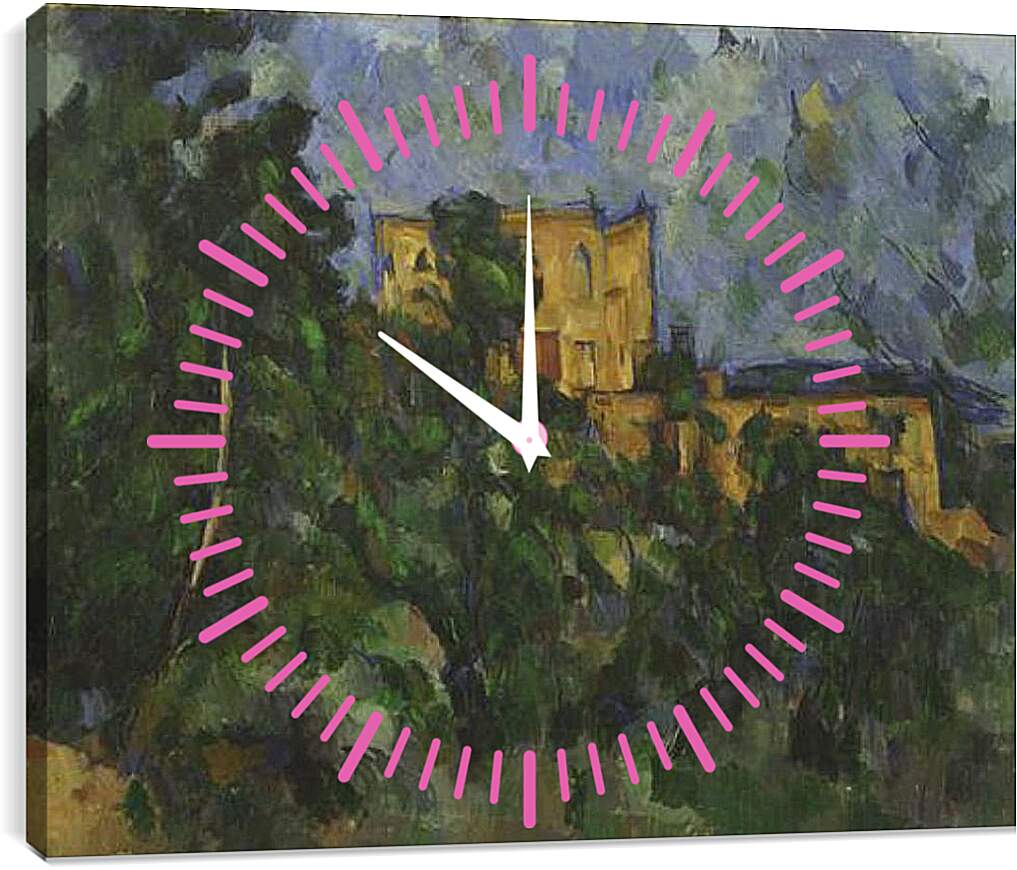Часы картина - Chateau Noir. Поль Сезанн