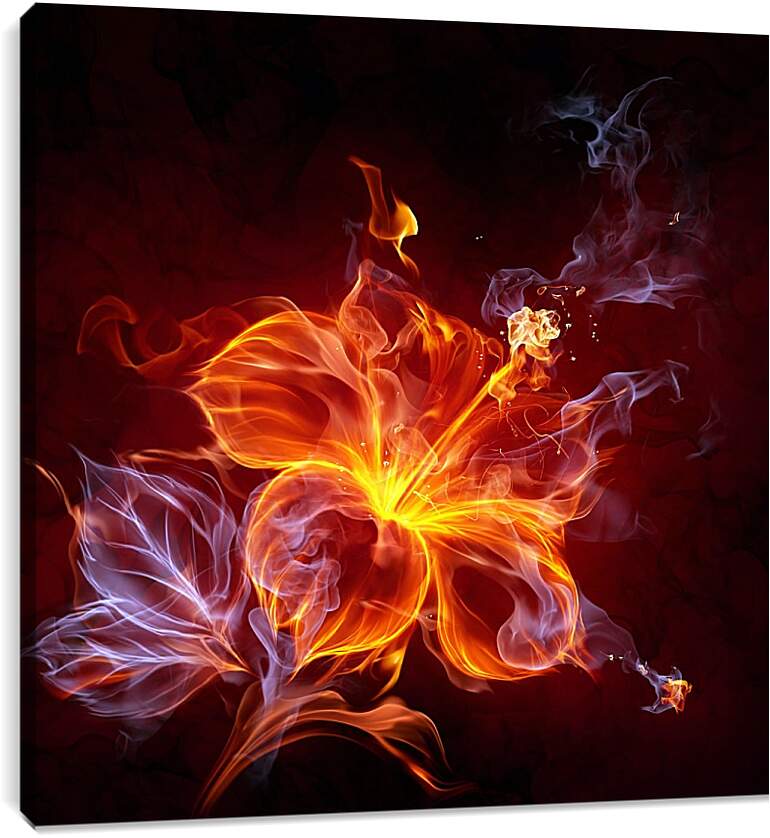 Постер и плакат - Огненный цветок