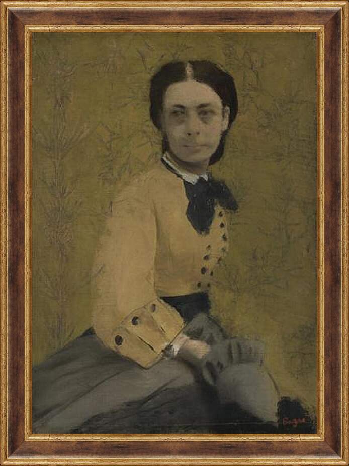 Картина в раме - Princess Pauline de Metternich. Эдгар Дега