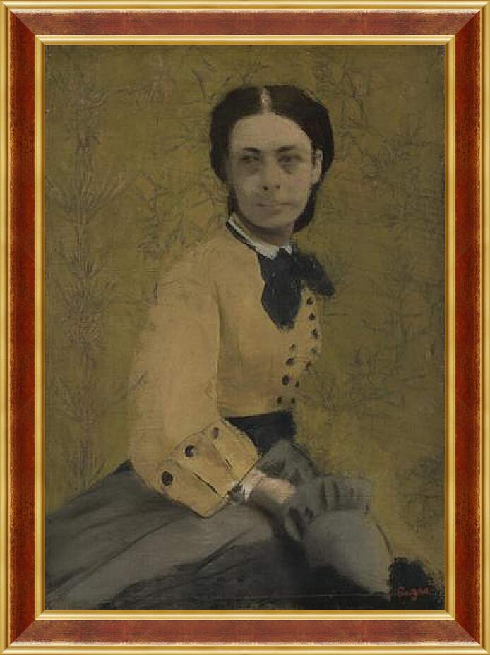 Картина в раме - Princess Pauline de Metternich. Эдгар Дега