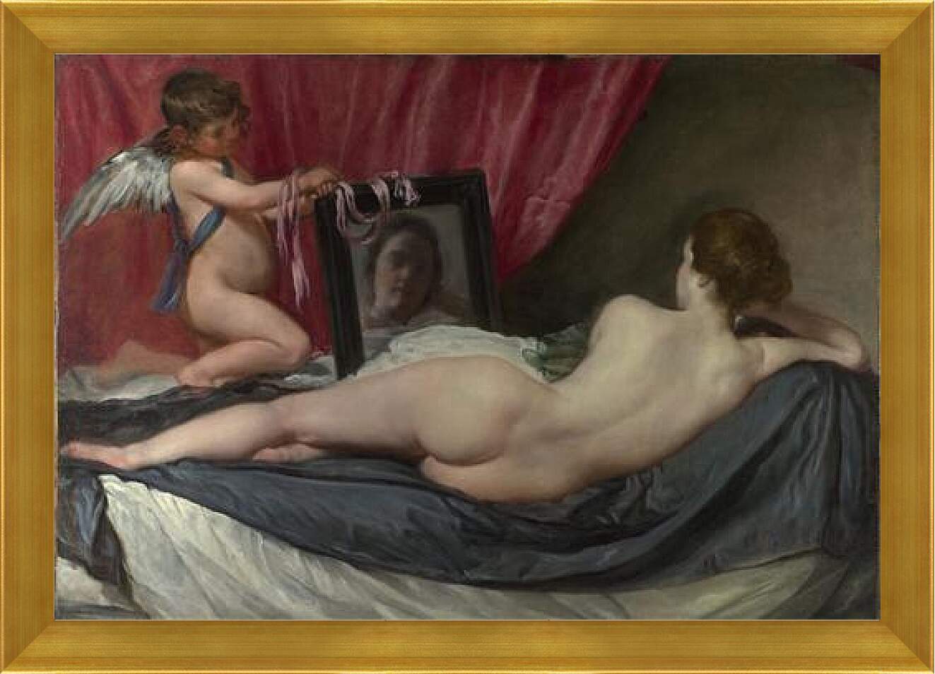 Картина в раме - The Toilet of Venus (The Rokeby Venus) Диего Веласкес