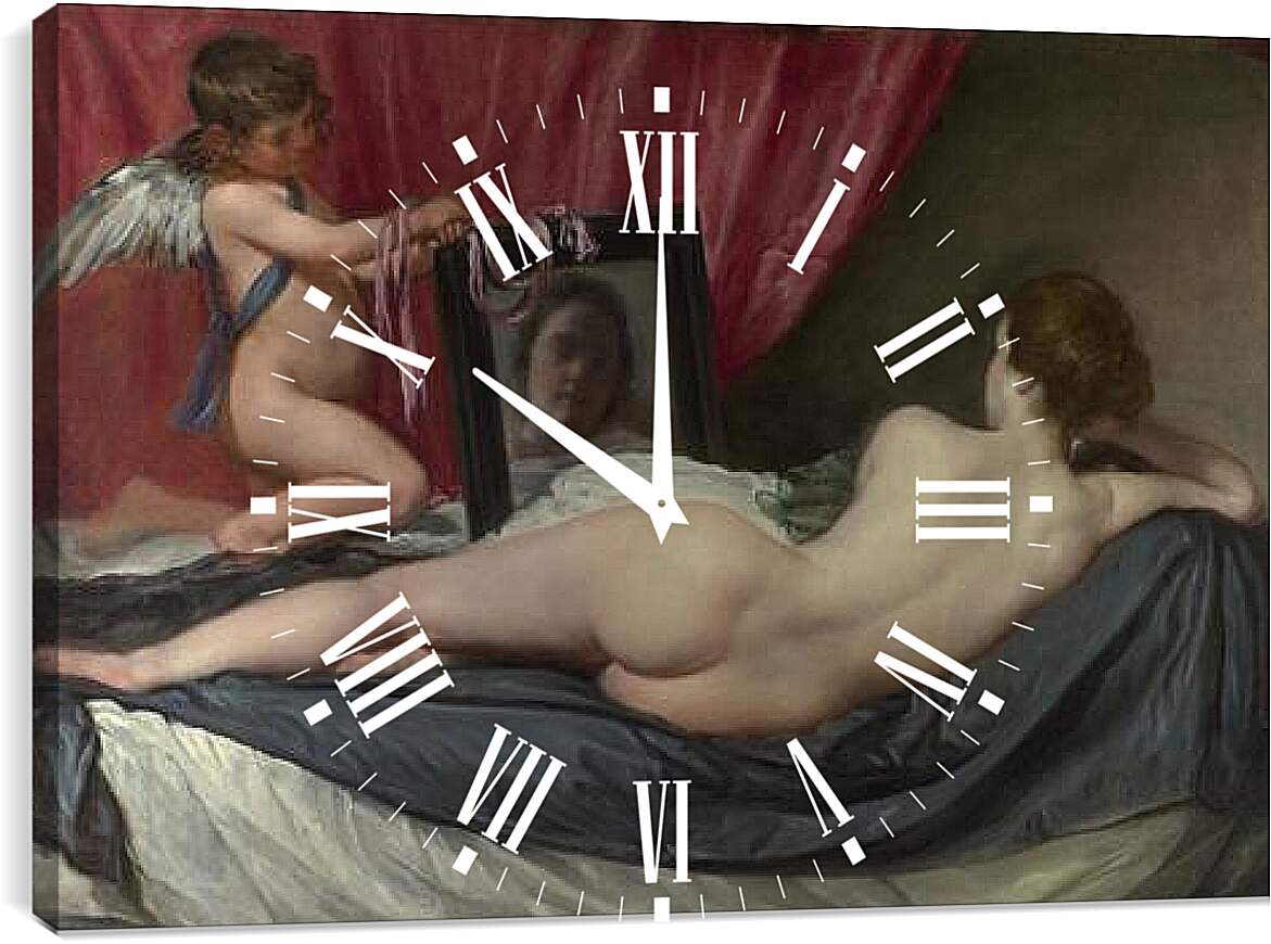Часы картина - The Toilet of Venus (The Rokeby Venus) Диего Веласкес