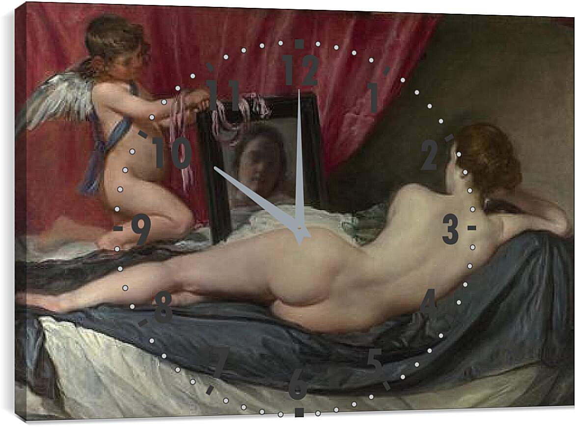 Часы картина - The Toilet of Venus (The Rokeby Venus) Диего Веласкес