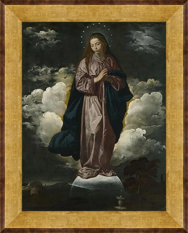 Картина в раме - The Immaculate Conception. Диего Веласкес