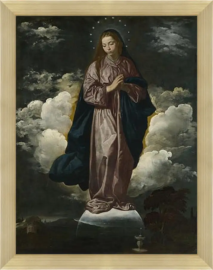 Картина в раме - The Immaculate Conception. Диего Веласкес