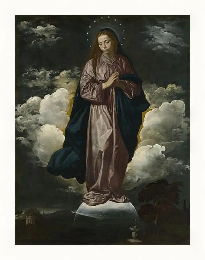 Картина в раме - The Immaculate Conception. Диего Веласкес