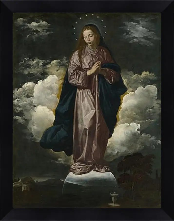 Картина в раме - The Immaculate Conception. Диего Веласкес