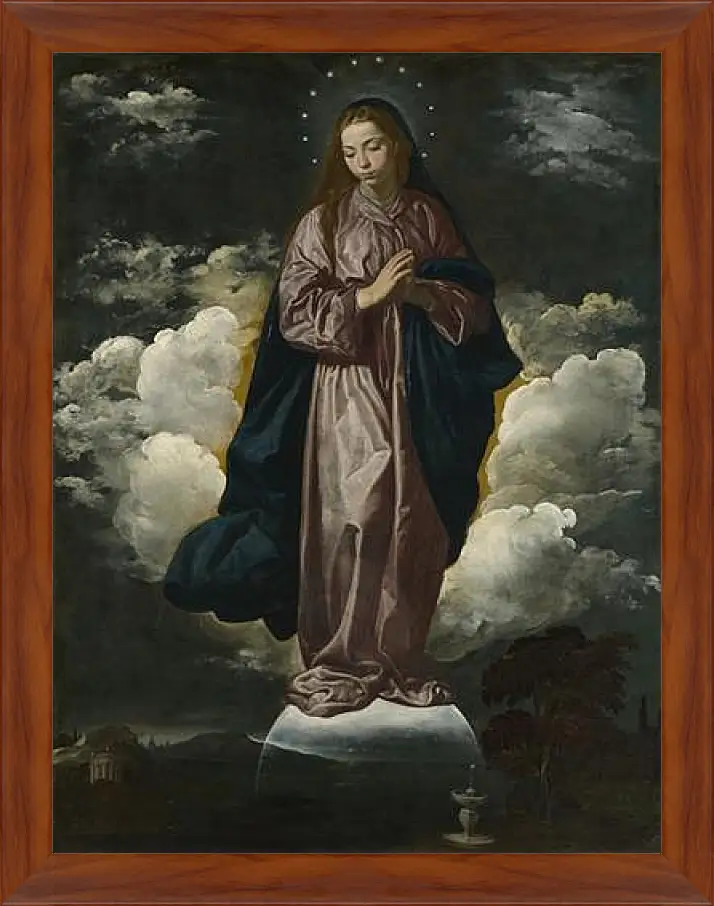 Картина в раме - The Immaculate Conception. Диего Веласкес