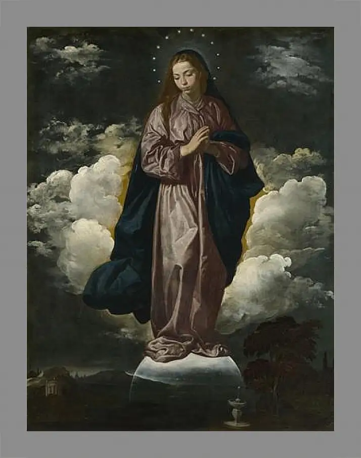 Картина в раме - The Immaculate Conception. Диего Веласкес