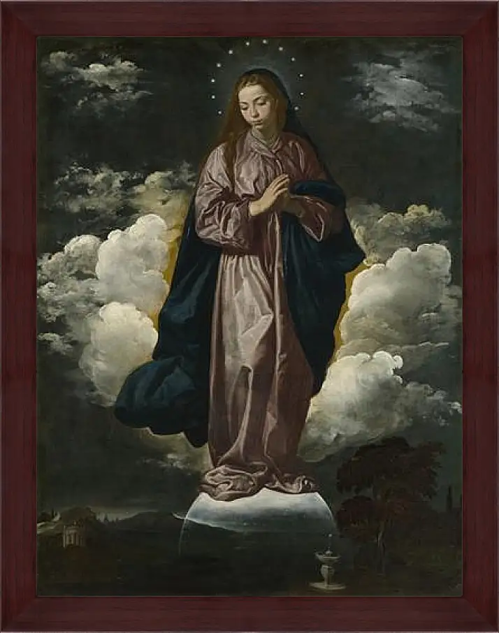 Картина в раме - The Immaculate Conception. Диего Веласкес