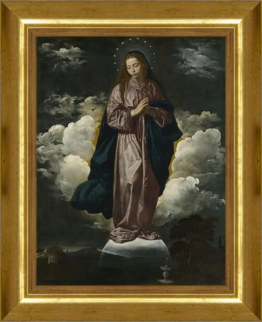 Картина в раме - The Immaculate Conception. Диего Веласкес