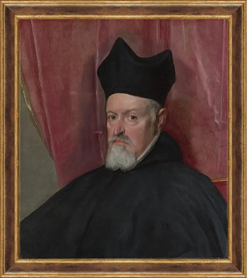 Картина в раме - Portrait of Archbishop Fernando de Valdes. Диего Веласкес