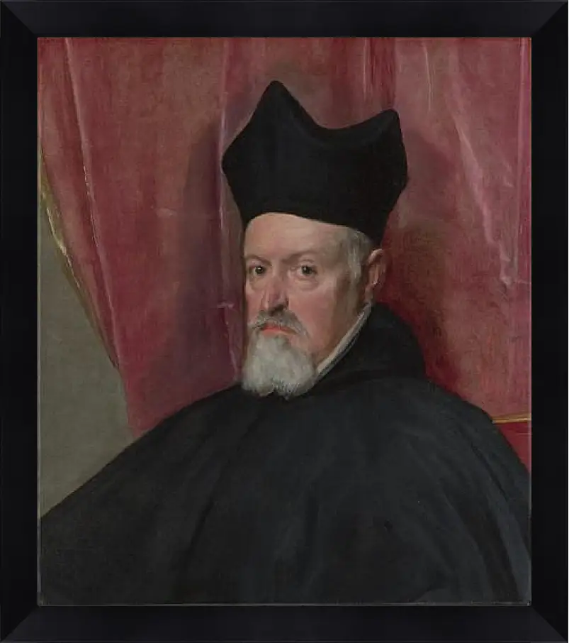 Картина в раме - Portrait of Archbishop Fernando de Valdes. Диего Веласкес