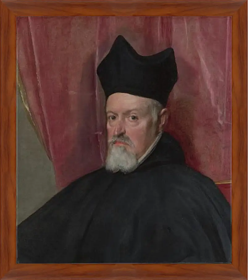 Картина в раме - Portrait of Archbishop Fernando de Valdes. Диего Веласкес