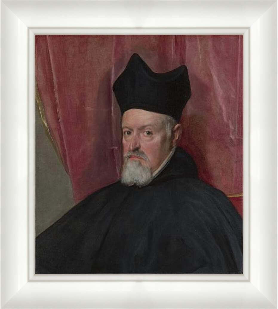 Картина в раме - Portrait of Archbishop Fernando de Valdes. Диего Веласкес