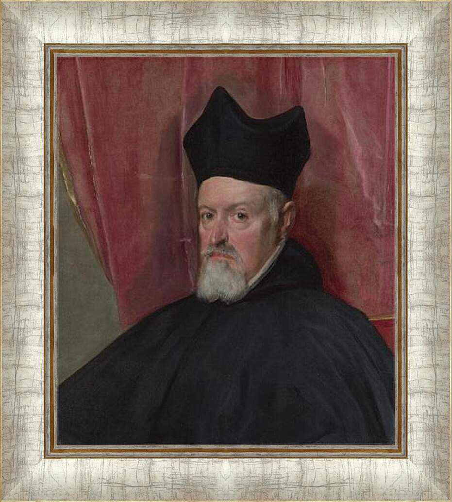 Картина в раме - Portrait of Archbishop Fernando de Valdes. Диего Веласкес