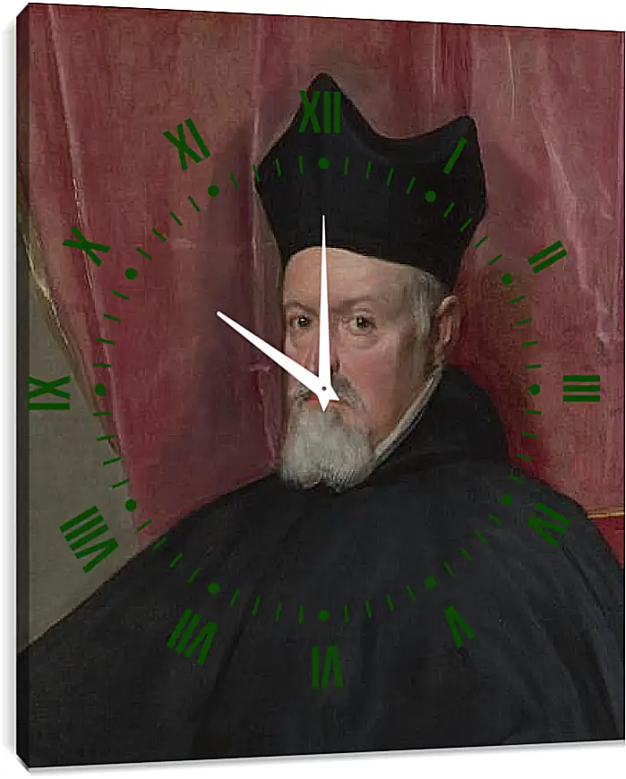 Часы картина - Portrait of Archbishop Fernando de Valdes. Диего Веласкес