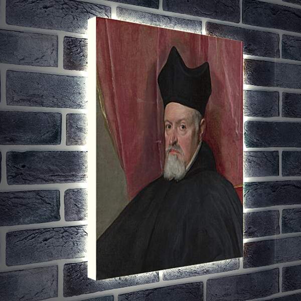 Лайтбокс световая панель - Portrait of Archbishop Fernando de Valdes. Диего Веласкес