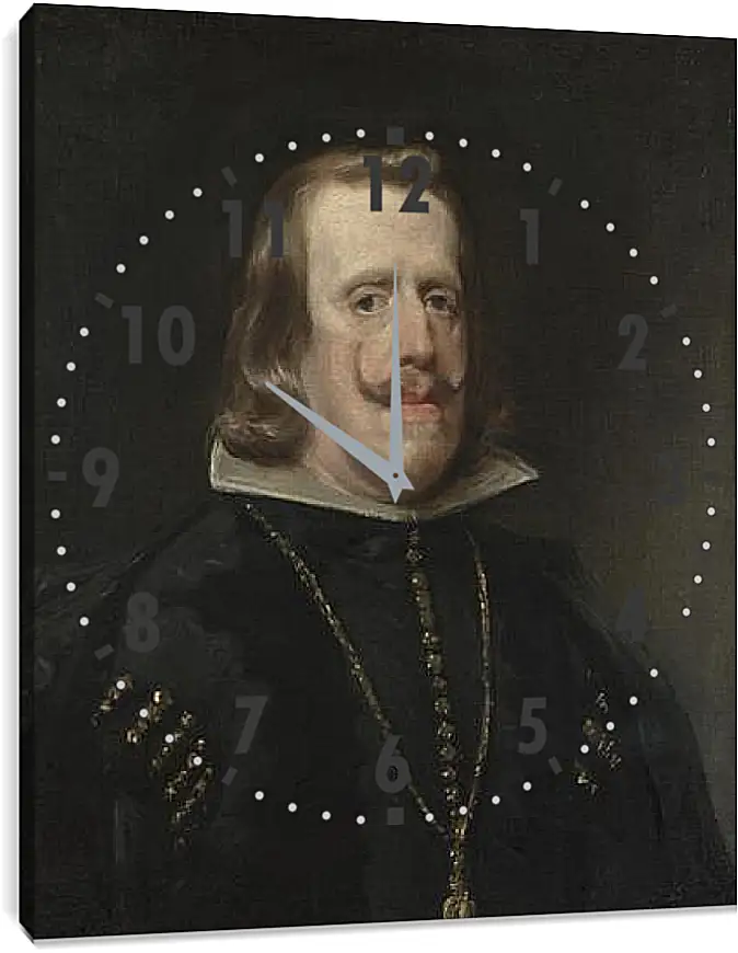 Часы картина - Philip IV of Spain. Диего Веласкес