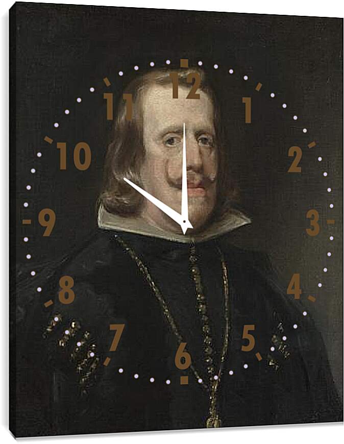 Часы картина - Philip IV of Spain. Диего Веласкес