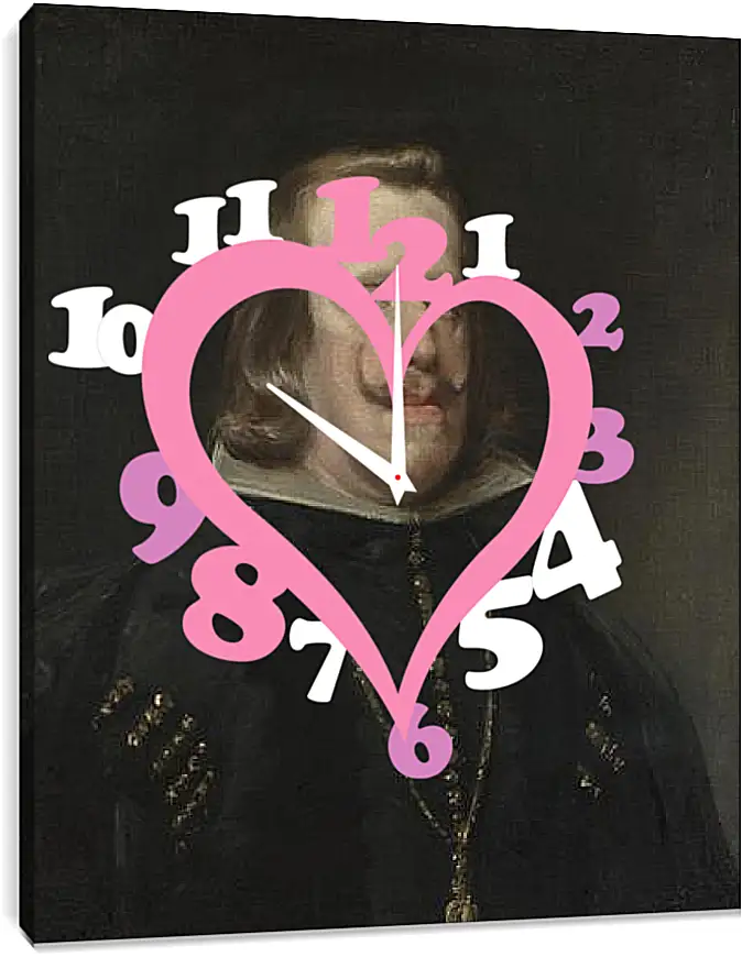 Часы картина - Philip IV of Spain. Диего Веласкес