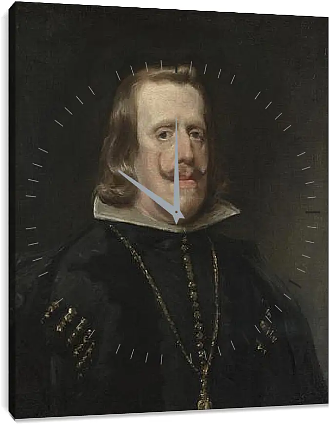 Часы картина - Philip IV of Spain. Диего Веласкес