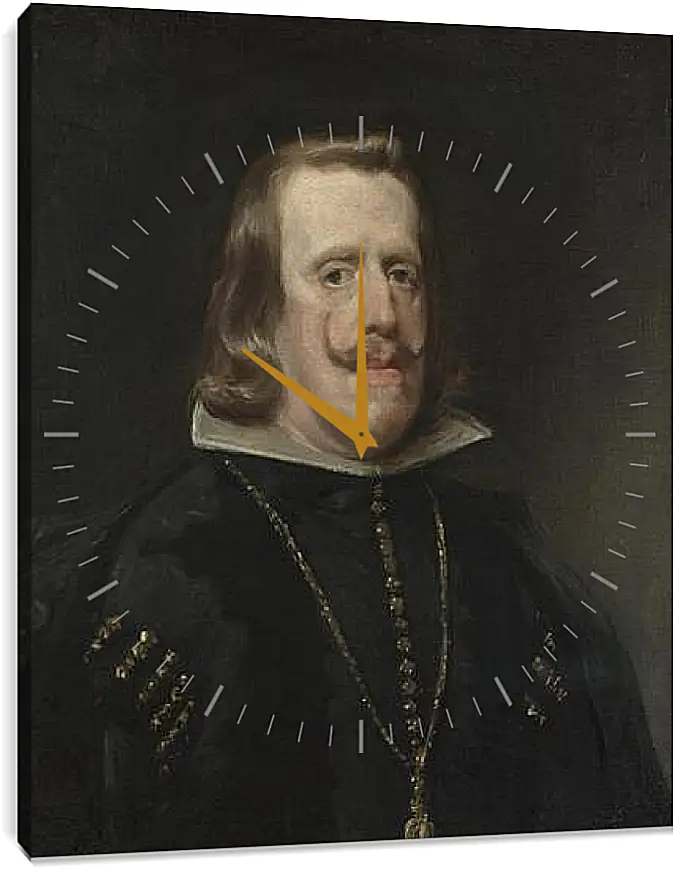 Часы картина - Philip IV of Spain. Диего Веласкес