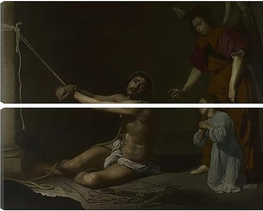 Модульная картина - Christ After the Flagellation. Диего Веласкес