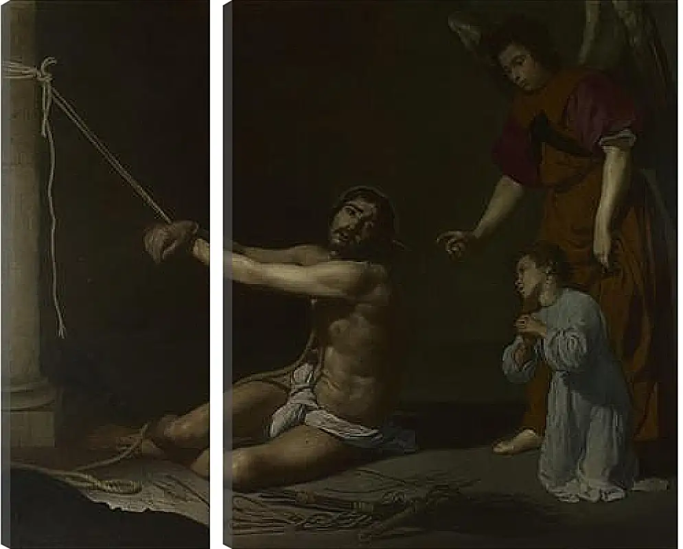 Модульная картина - Christ After the Flagellation. Диего Веласкес