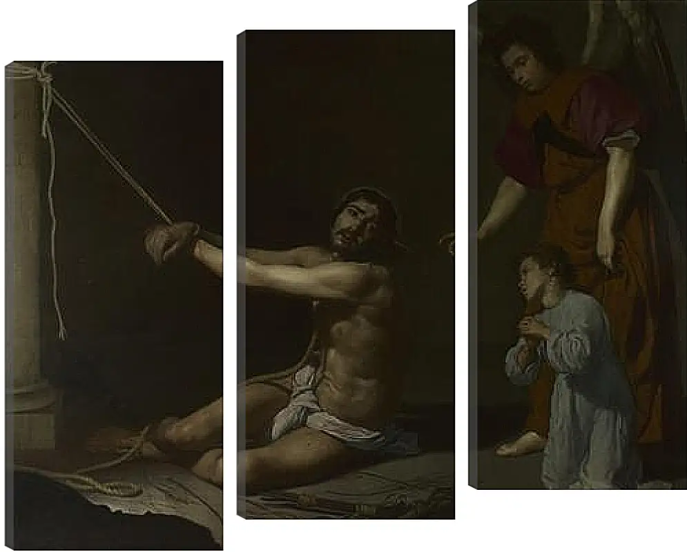 Модульная картина - Christ After the Flagellation. Диего Веласкес