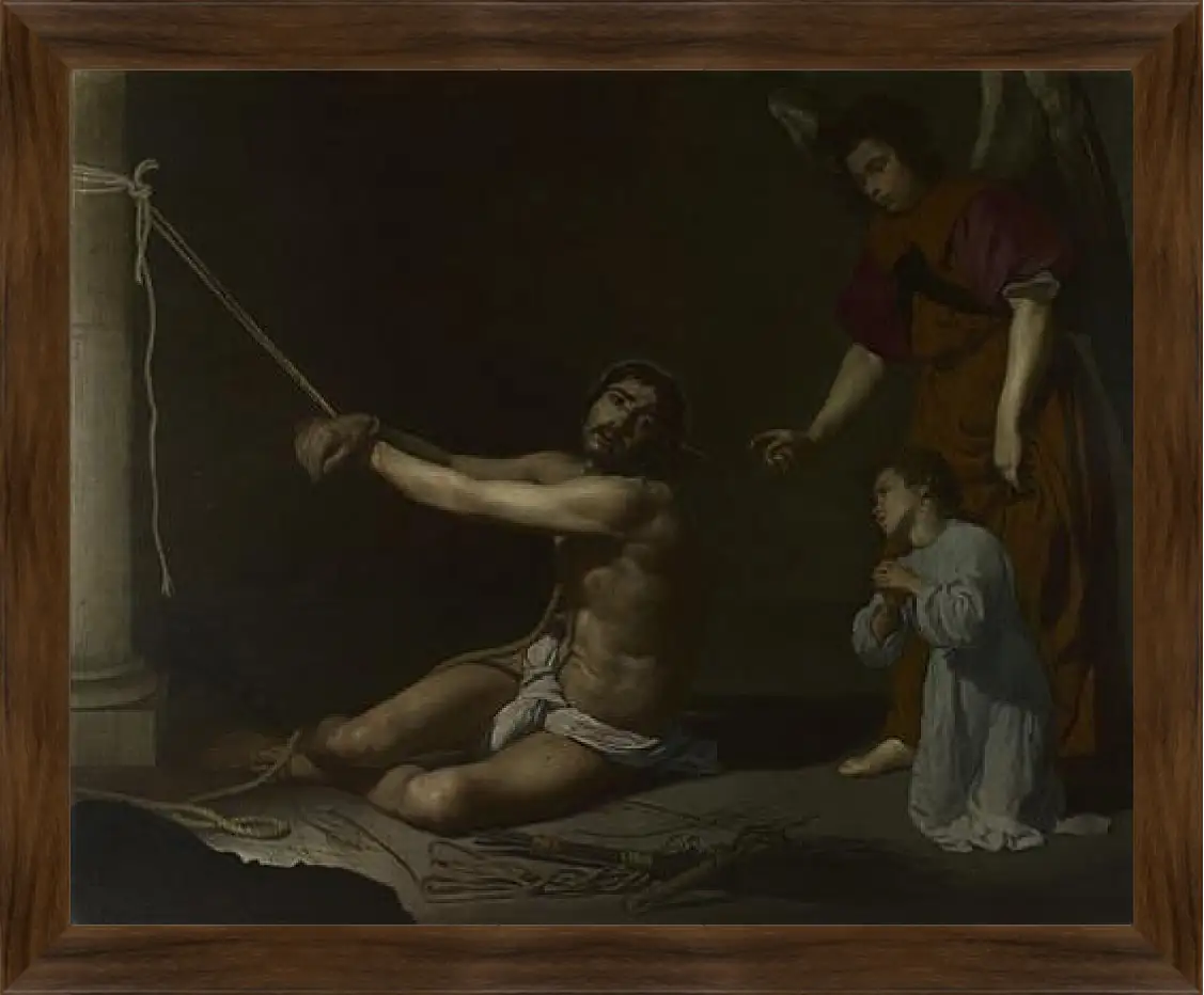 Картина в раме - Christ After the Flagellation. Диего Веласкес