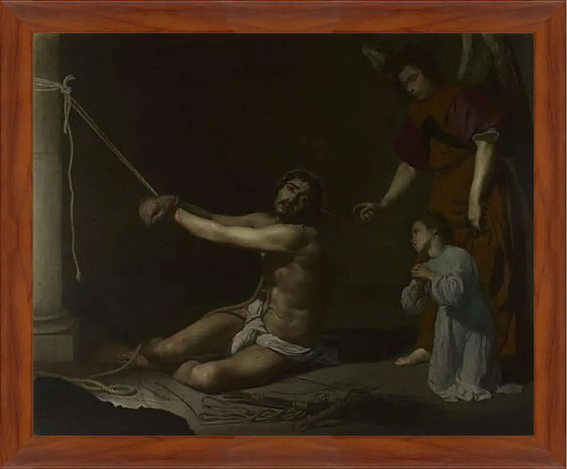 Картина в раме - Christ After the Flagellation. Диего Веласкес