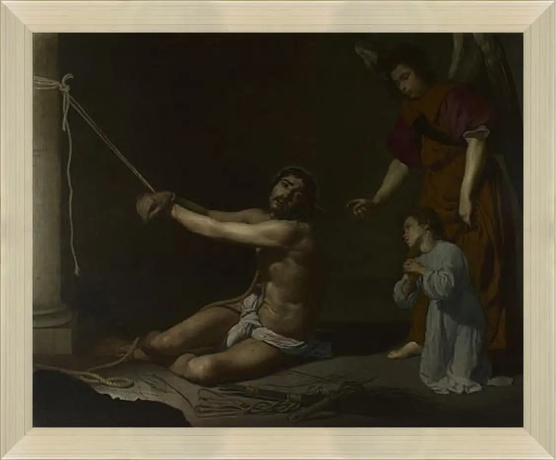 Картина в раме - Christ After the Flagellation. Диего Веласкес