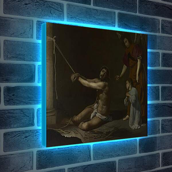 Лайтбокс световая панель - Christ After the Flagellation. Диего Веласкес