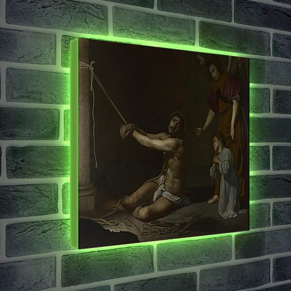 Лайтбокс световая панель - Christ After the Flagellation. Диего Веласкес