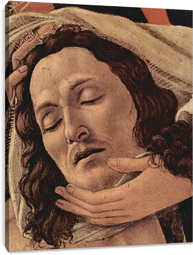 Постер и плакат - Weeping Christ (detail) Сандро Боттичелли