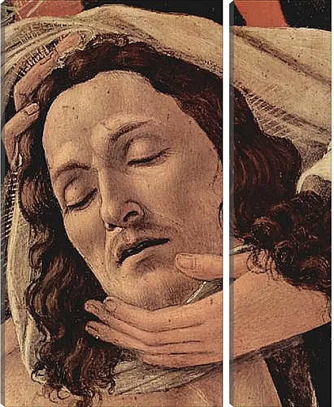 Модульная картина - Weeping Christ (detail) Сандро Боттичелли