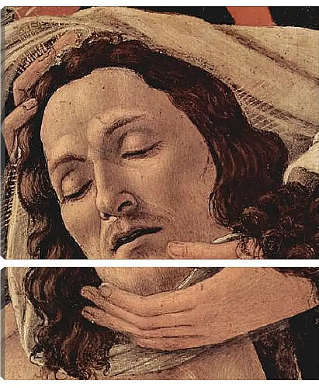 Модульная картина - Weeping Christ (detail) Сандро Боттичелли