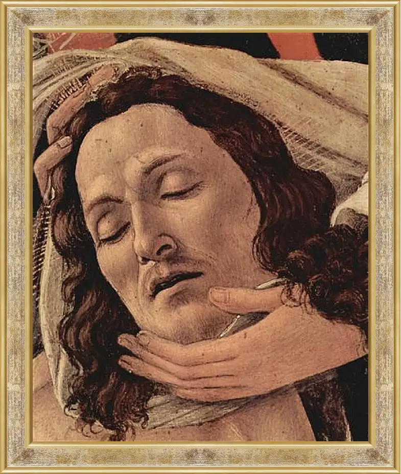 Картина в раме - Weeping Christ (detail) Сандро Боттичелли