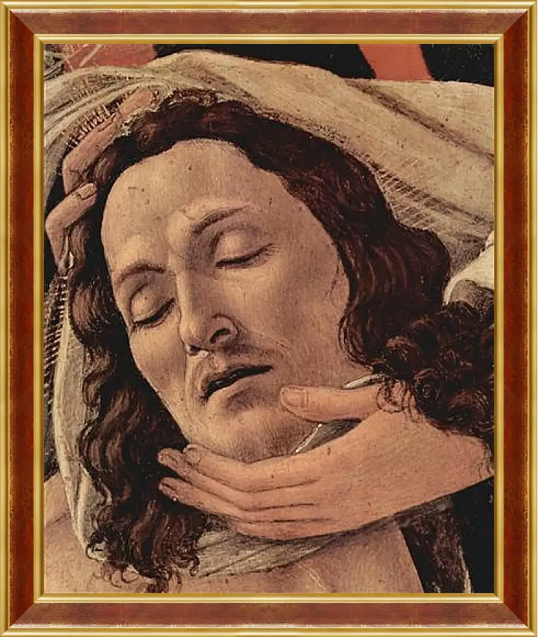 Картина в раме - Weeping Christ (detail) Сандро Боттичелли