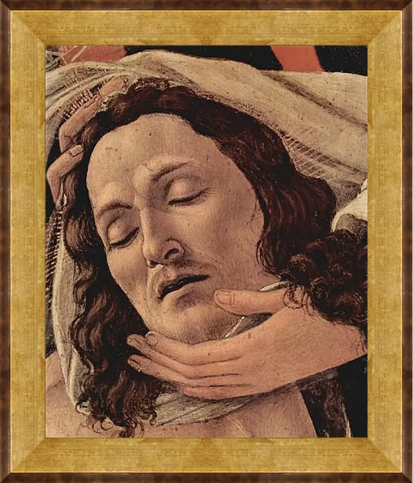 Картина в раме - Weeping Christ (detail) Сандро Боттичелли