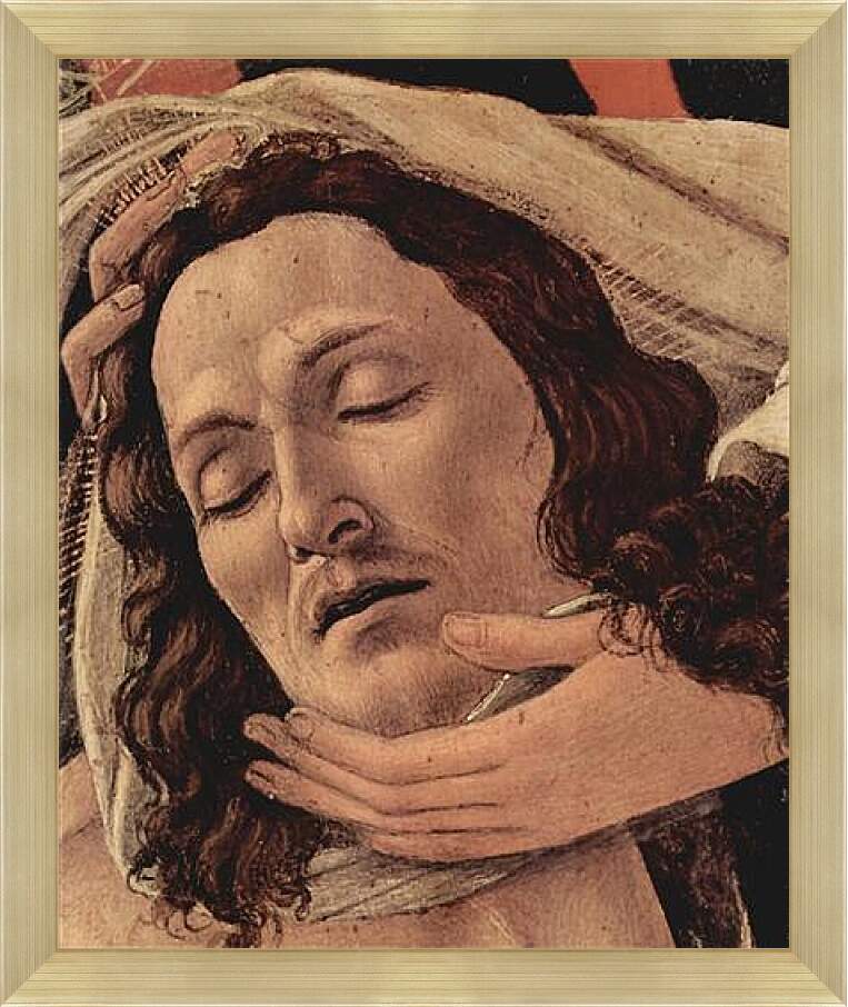 Картина в раме - Weeping Christ (detail) Сандро Боттичелли