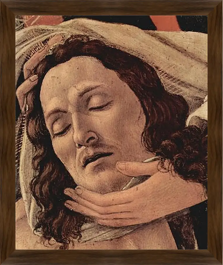 Картина в раме - Weeping Christ (detail) Сандро Боттичелли