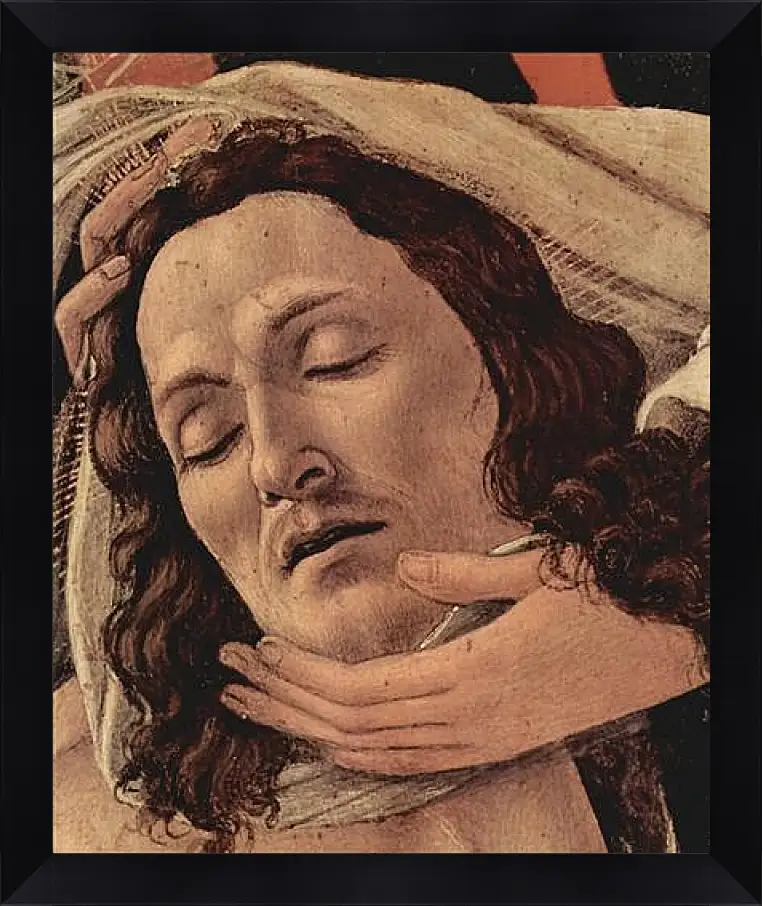 Картина в раме - Weeping Christ (detail) Сандро Боттичелли