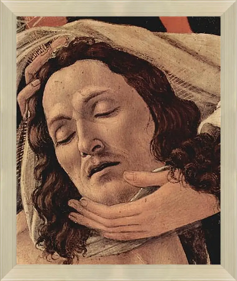 Картина в раме - Weeping Christ (detail) Сандро Боттичелли