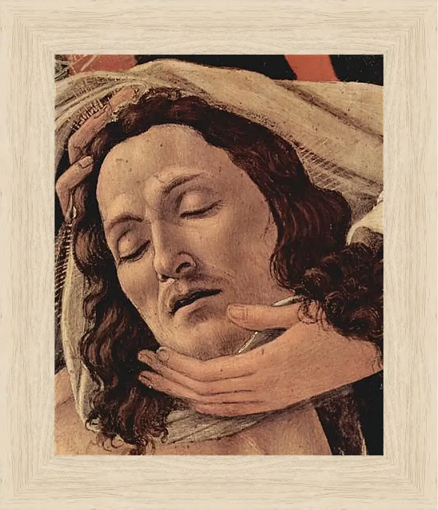 Картина в раме - Weeping Christ (detail) Сандро Боттичелли